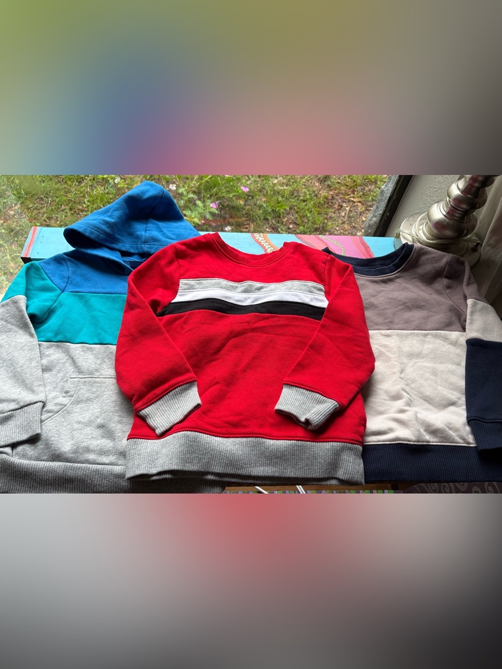 3x The Children’s Place Kids Crew Sweatshirt and Hoodie Bundle Size 4T
